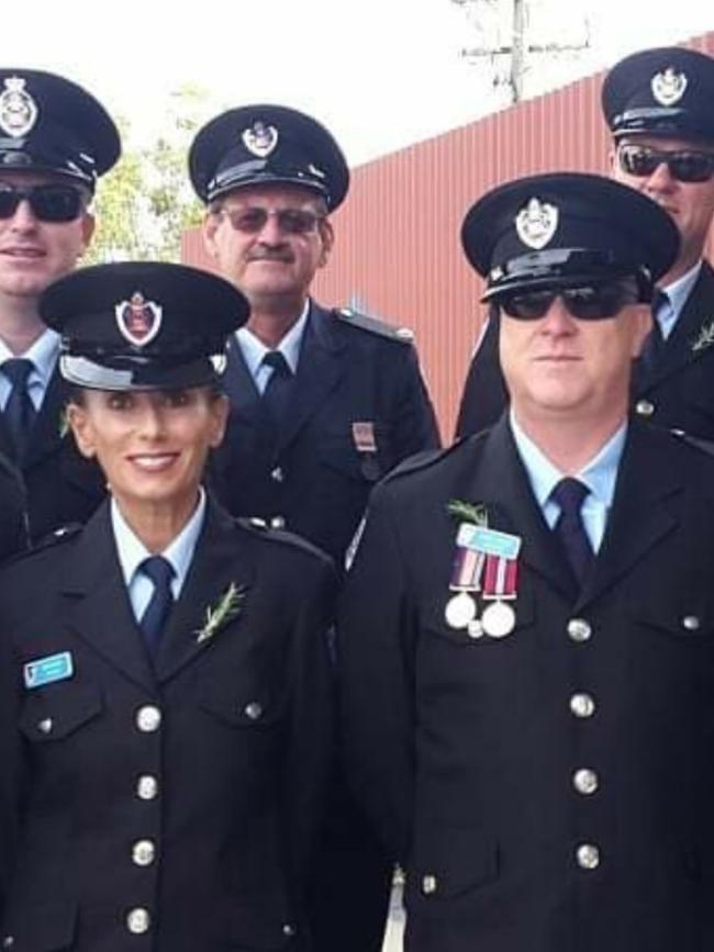 Firefighters Irene Pachos, 55, and Daryl Aldridge, 54. Picture: Supplied