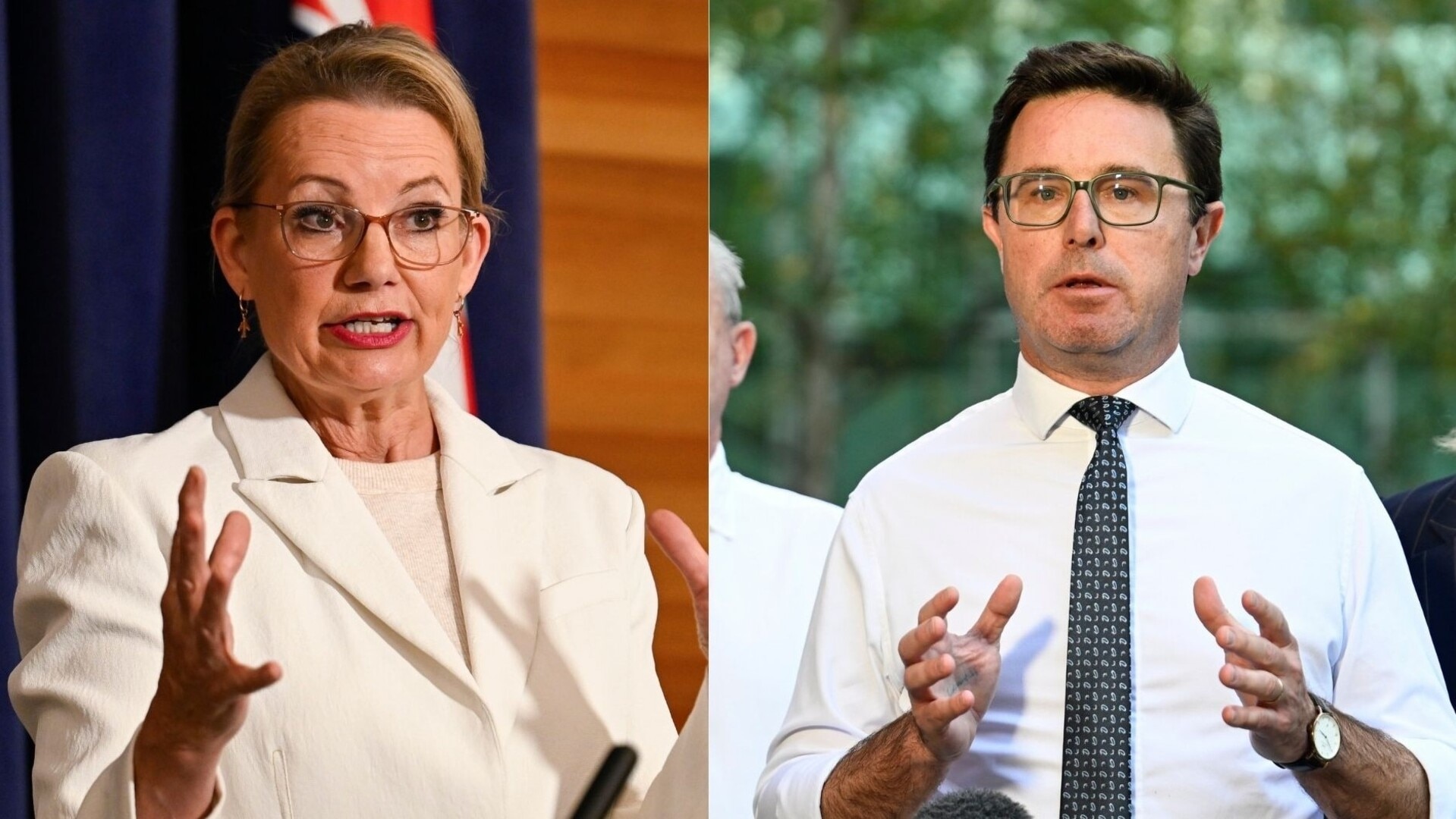 Sussan Ley and David Littleproud hold talks following Coalition split