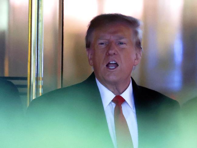 Donald Trump during his defamation trial in New York last January. Picture: AFP