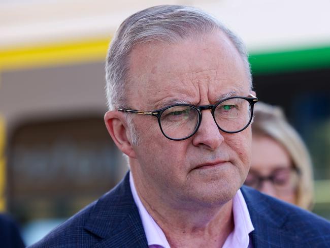 8/12/2024PM Anthony Albanese at the opening of the Metronet Ellenbrook Line and on the train for part of the trip.Pic Colin Murty