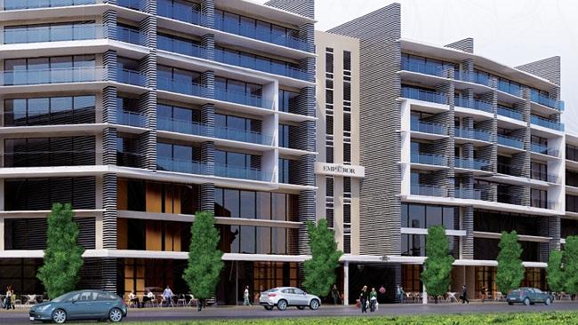 An artist’s impression of the $30 million Emperor Living complex planned for Mawson Lakes