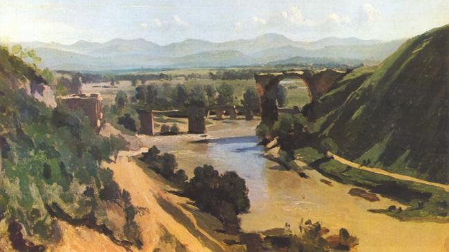 The Bridge at Narni by JBC Corot. Louvre, Paris