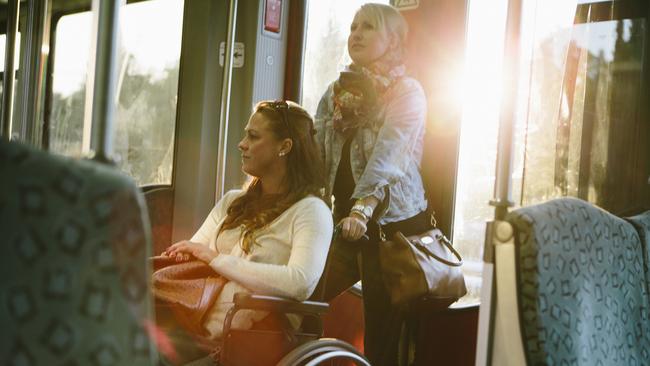 Ann Wason Moore calls for better etiquette on public transport ahead of Queensland election. Photo: Istock