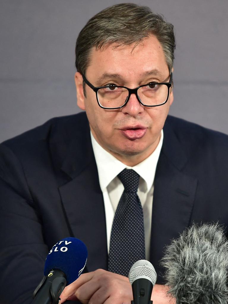 Serbia President Aleksandar Vucic. Picture: Jure Makovec/AFP