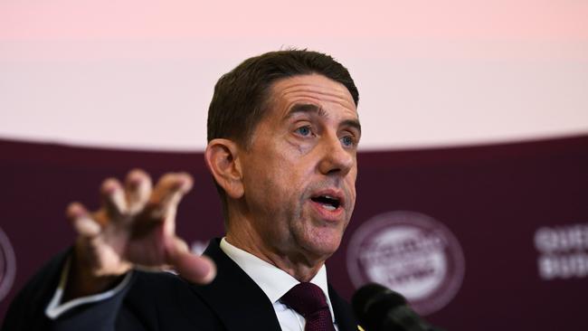 Queensland Treasurer Cameron Dick says the public service wage bill has increased by nearly $2bn because more frontline workers have been hired, and unions have driven a hard bargain in salary negotiations. Picture: Dan Peled / NCA NewsWire