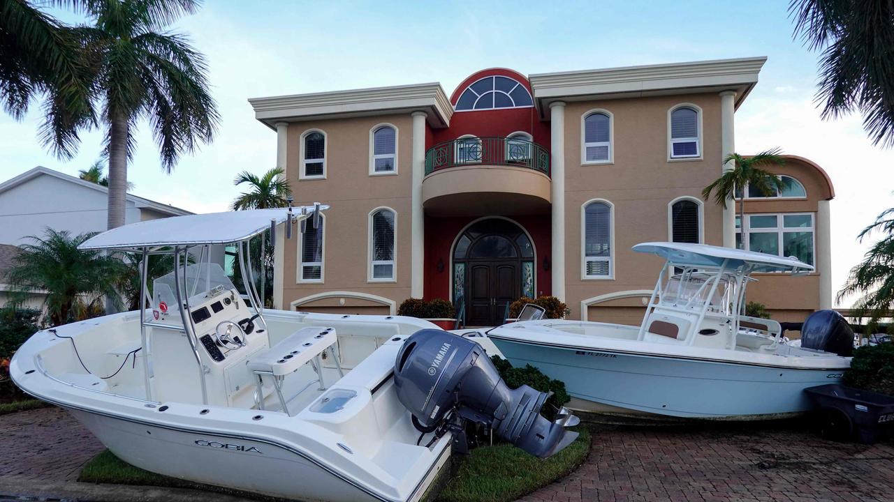 The category 4 hurricane hit Florida on Thursday. Picture: Joe Raedle/Getty Images/AFP