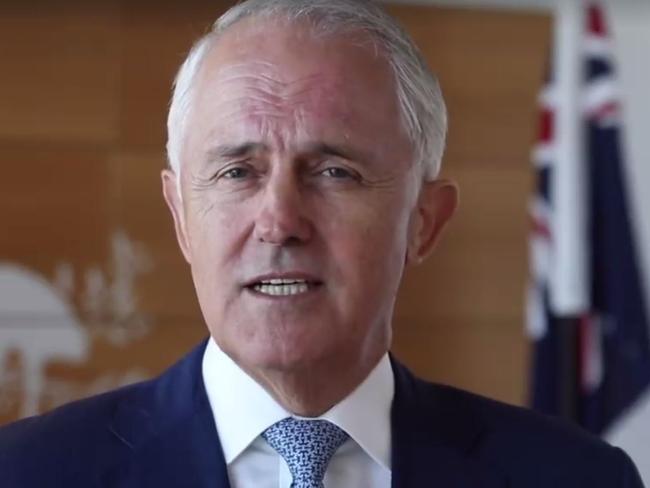 Malcolm Turnbull says he’s 'disappointed' in those pushing to change the date of Australia Day, but the Greens leader thinks he’s just playing up to his party’s right. Picture: Facebook/Malcolm Turnbull