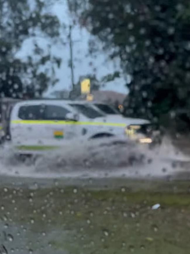 Currumbin resident Quintin Bennett shared a video of flash flooding in Currumbin and Currumbin Waters on Friday morning. Photo: Quintin Bennett