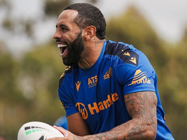 Parramatta recruit Josh Addo-Carr has opened up on his ugly Bulldogs exit. Picture: Instagram