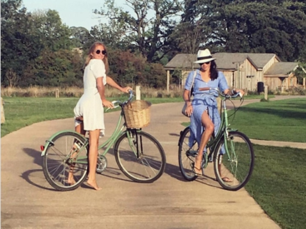 Millie Mackintosh called a bike around the SoHo Farmhouse a “dread day”. Picture: Supplied