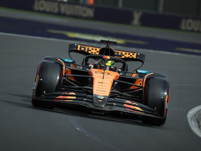 McLaren driver Oscar Piastri takes second on the grid. Picture: David Caird