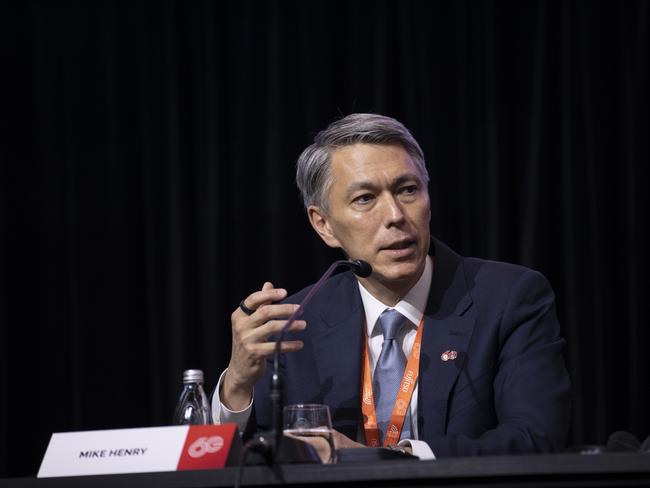 Monday 9th October 2023.BHP CEO Mike Henry at the Australia-Japan Business Partnership Conference.Photograph by Arsineh Houspian