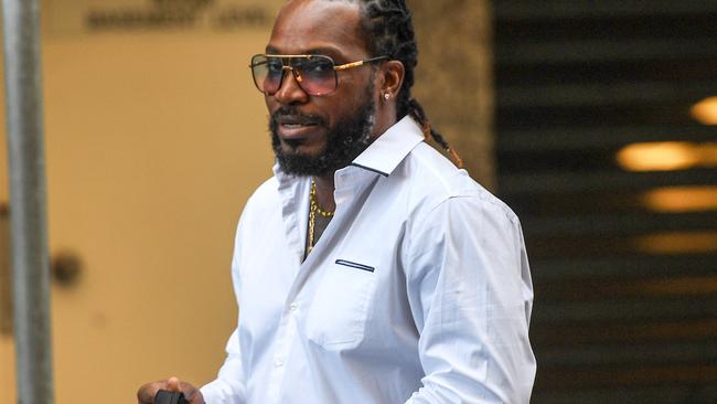 Chris Gayle denies exposing himself to a masseuse. Picture: AAP Image/Brendan Esposito