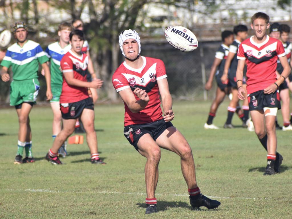 Dolphins Challenge, Round 5, The Cathedral College versus Shalom College, Kettle Park, Rockhampton, July 25, 2023.