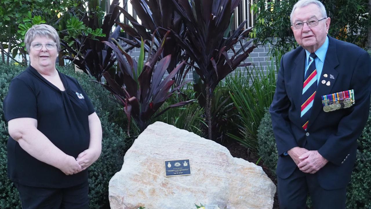 Alan Gostelow, Vietnam War Veteran, and Betty White, District Secretary for the RSL.