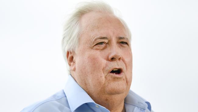 Businessman Clive Palmer says “of course” he will take his WA border fight to the High Court. Picture: Dan Peled