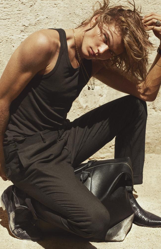 The Daily Edited shoot featuring model Jordan Barrett. Picture: Paula Scala