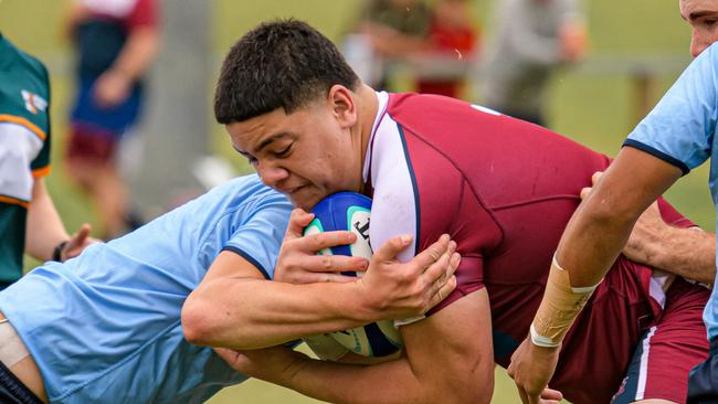 Sio Kite in the Super Rugby U16s. Picture courtesy of James Auclair.