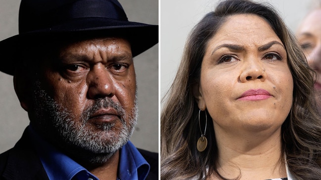 Indigenous leader Noel Pearson (left) and Senator Jacinta Nampijinpa Price.