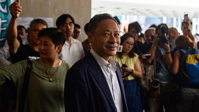 The Liaison Office singled out Benny Tai, a law professor prominent democracy activist who played a leading role in organising the primary. Picture: AFP