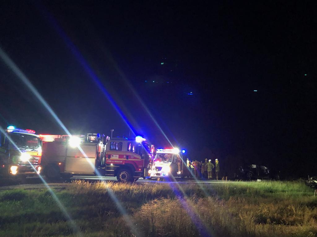 The scene of a horror crash at Gregory River on May 1, 2002, that claimed the life of a young boy and seriously injured a 12-year-old. Picture: RACQ CQ Rescue Service