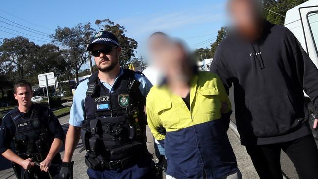 Redfern Region Enforcement Squad investigators charged 13 people. Picture: NSW Police