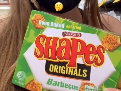 Arnotts reveals BBQ shapes are not vegan after Perth TikTok claim. Picture: TikTok/@perth.vegan.eats