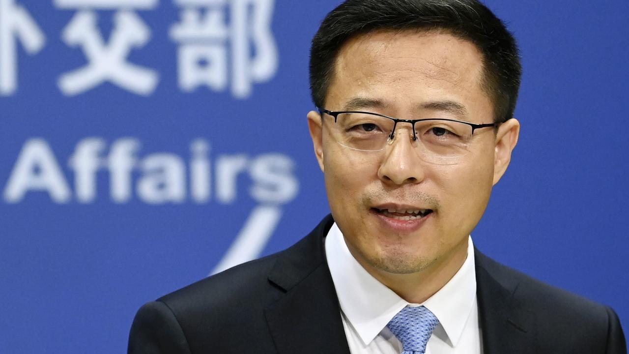 China’s Foreign Ministry spokesman Zhao Lijian is not a stranger to controversy and has risen through the ranks at the same time. Picture: Kyodo News via Getty Images