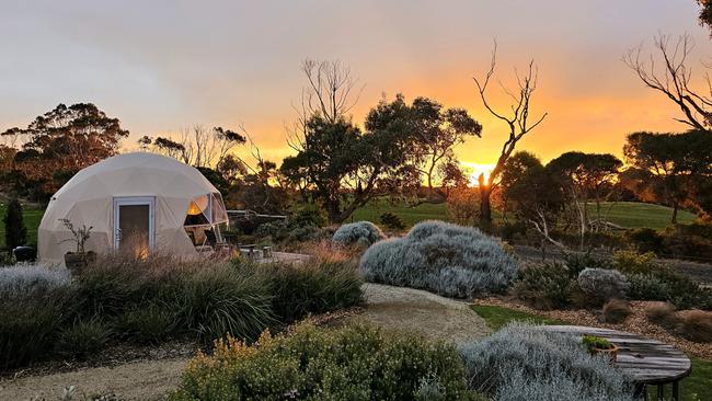 Have a nature-infused adventure at The Inverloch Glamping Co. Picture: Supplied.