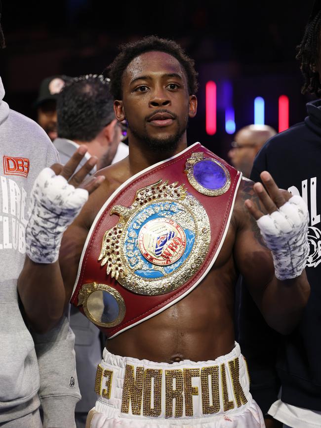 The new champ was crowned after the ugly scandal. (Photo by Al Bello/Getty Images)