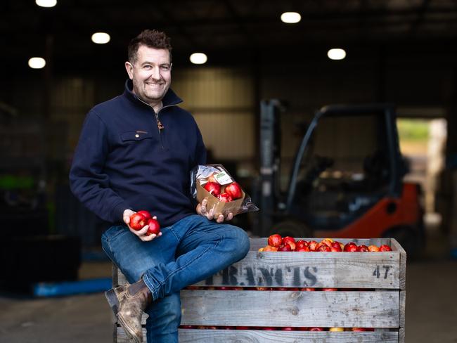 Malcolm Francis, of Esperance Bay Orchards, Esperance Bay, Tasmania. PHOTO: Tia Watson, TL Photography