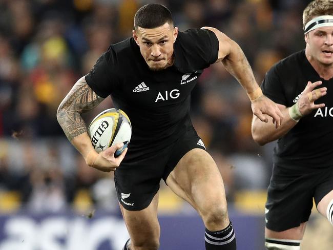 Sonny Bill Williams in action for the All Blacks against the Wallabies in August.