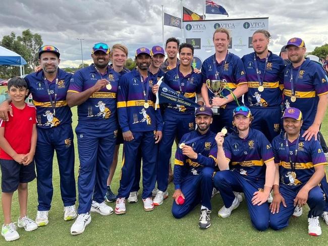 Druids claims the VTCA T20 title. Picture: Druids CC