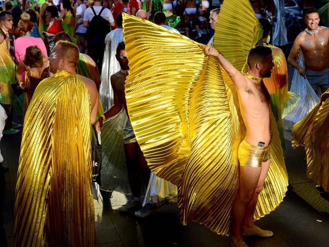 This year's Mardi Gras parade kicks off in Sydney. Picture: Jeremy Piper