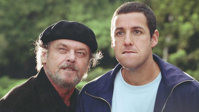 Jack Nicholson and Adam Sandler in Anger Management.