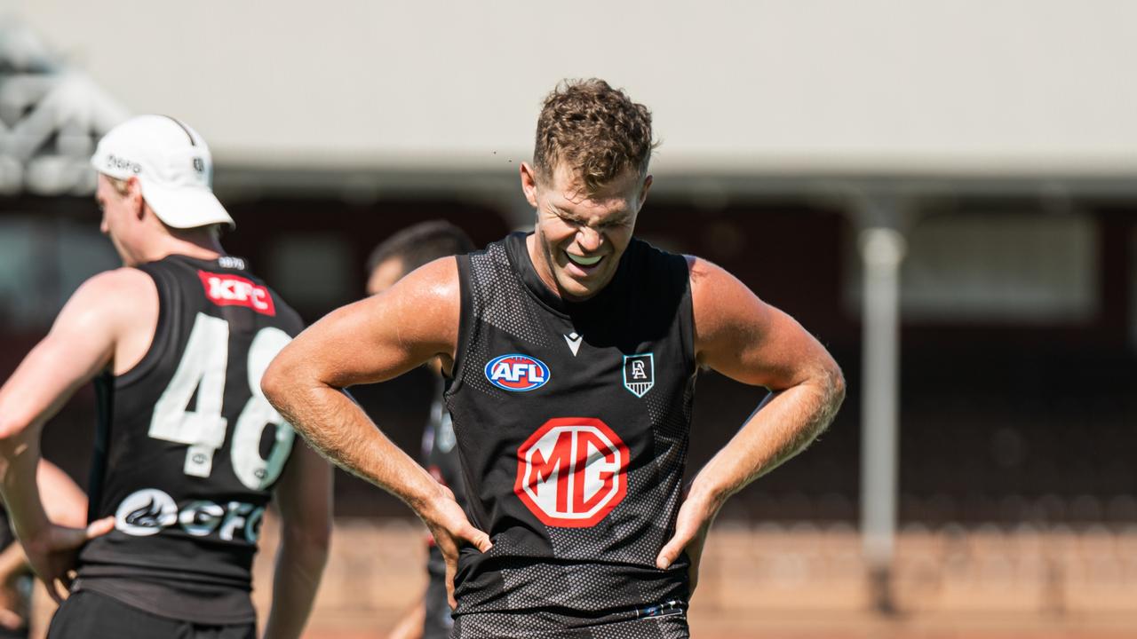 Dan Houston back at training. Picture: PAFC