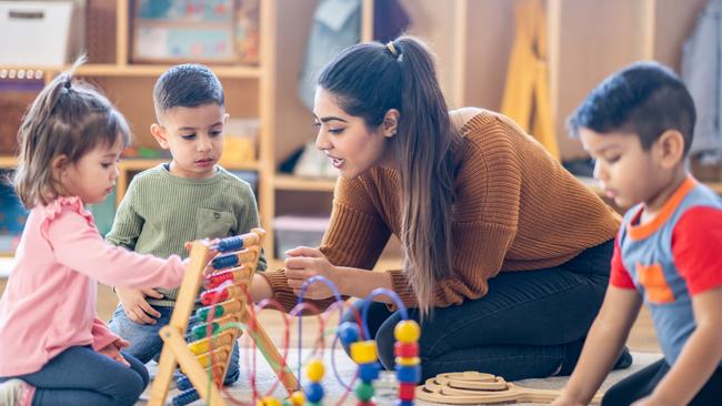 Childcare workers are due to receive two payrises totalling 15 per cent over two years. Picture: Getty Images,