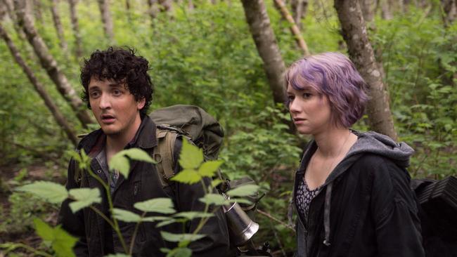 Wes Robinson and Valorie Curry in a scene from Blair Witch, which is showing at Event Cinemas, Campbelltown.