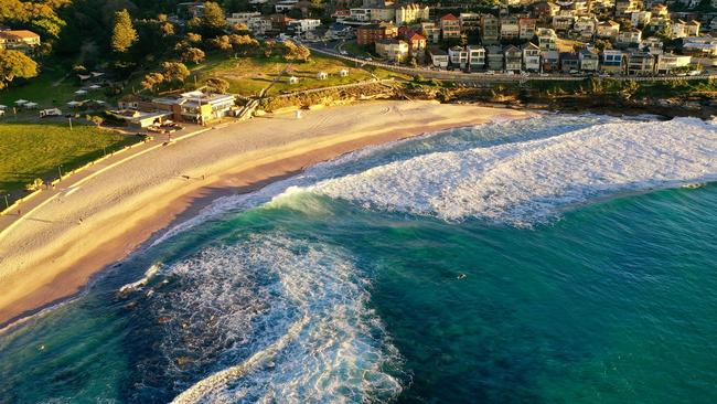 Beachgoers were warned of a “dangerous” rip at Bronte Beach. Picture: Facebook/Bronte Surf Life Saving Club