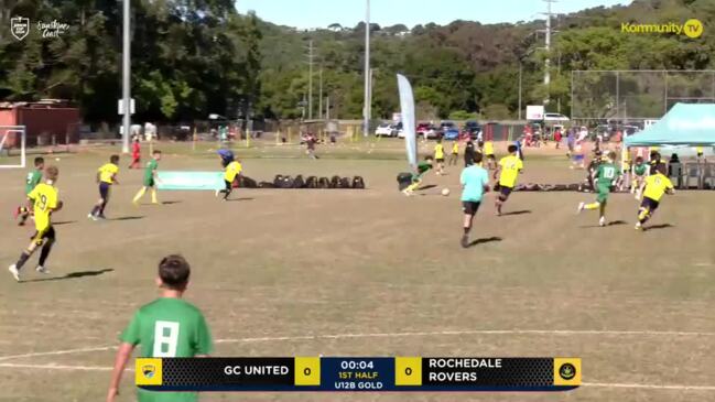 Replay: Gold Coast United v Rochedale Rovers (U12 boys gold cup) - Football Queensland Junior Cup Day 1
