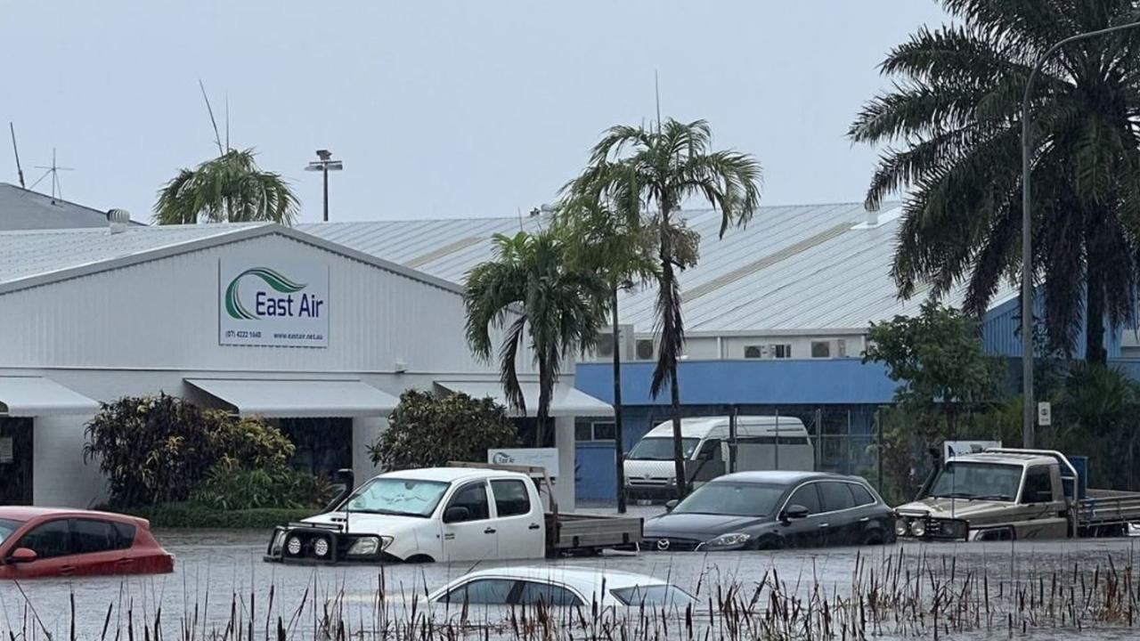 Cairns Airport has closed indefinitely as the aftermath of ex-tropical cyclone Jasper continues to batter far north Queensland. Picture: Facebook