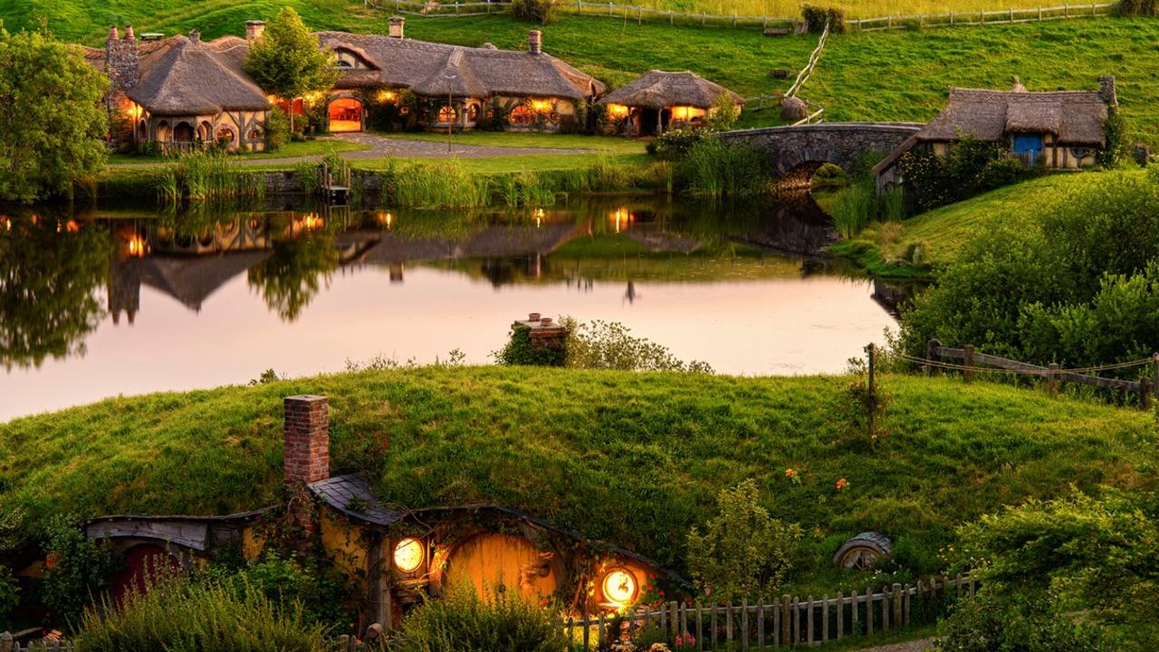 The Shire's famous Green Dragon Inn is part of the Hobbiton experience.