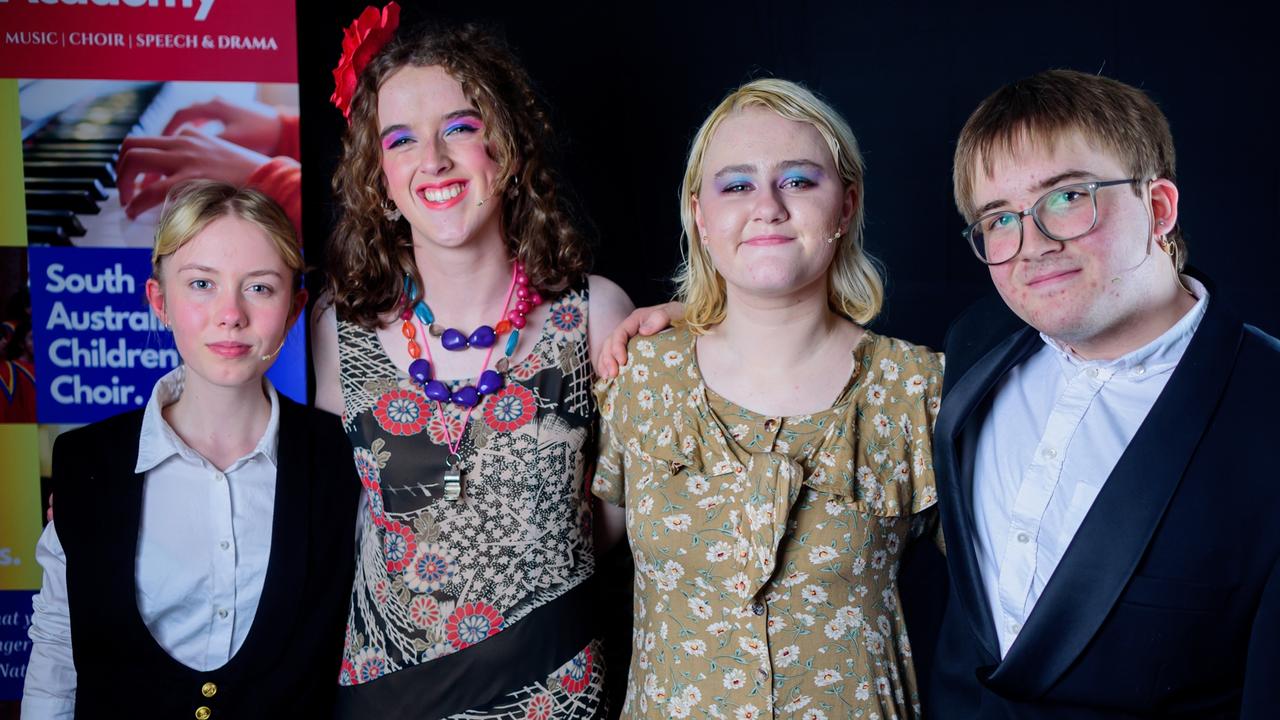 Odd Sockz Theatre Collective founders Oona Stephen, Kate Wooding, Zoe Hourigan and Cormac Lee. Picture: Supplied