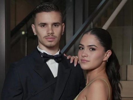 Romeo Beckham and Kim Turnbull have split up. Picture: Instagram