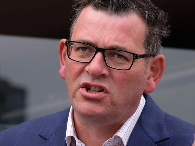 Victorian Premier Daniel Andrews says now is not the time to protest. Picture: Luis Ascui/NCA NewsWire