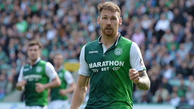 Martin Boyle in action for Hibernian.