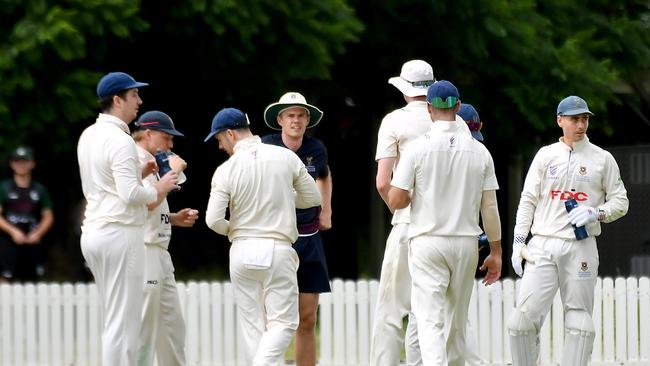 Bulls Masters first grade South Brisbane v University. Saturday January 11, 2025. Picture, John Gass