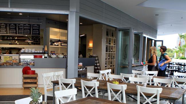 March 2011: Jude Cafe at Eagle Street Pier. Picture: Bruce Long