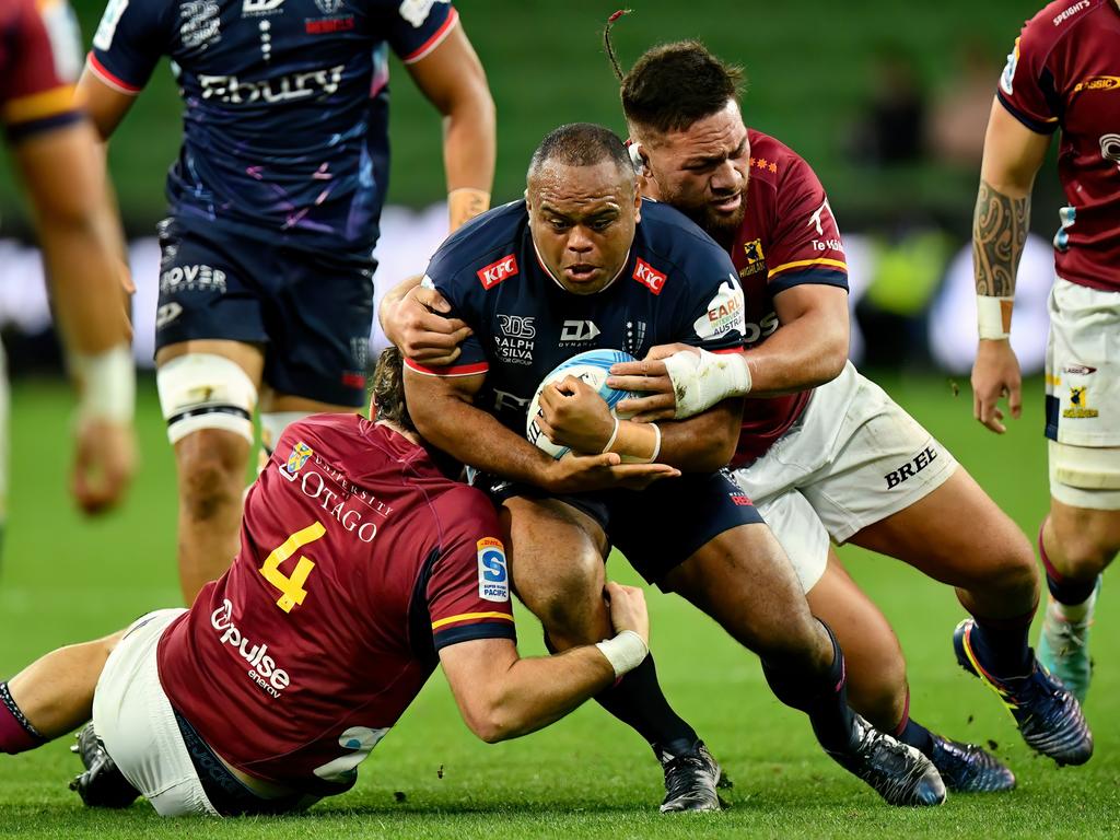 Sam Talakai in action for the Rebels. Picture: Getty Images