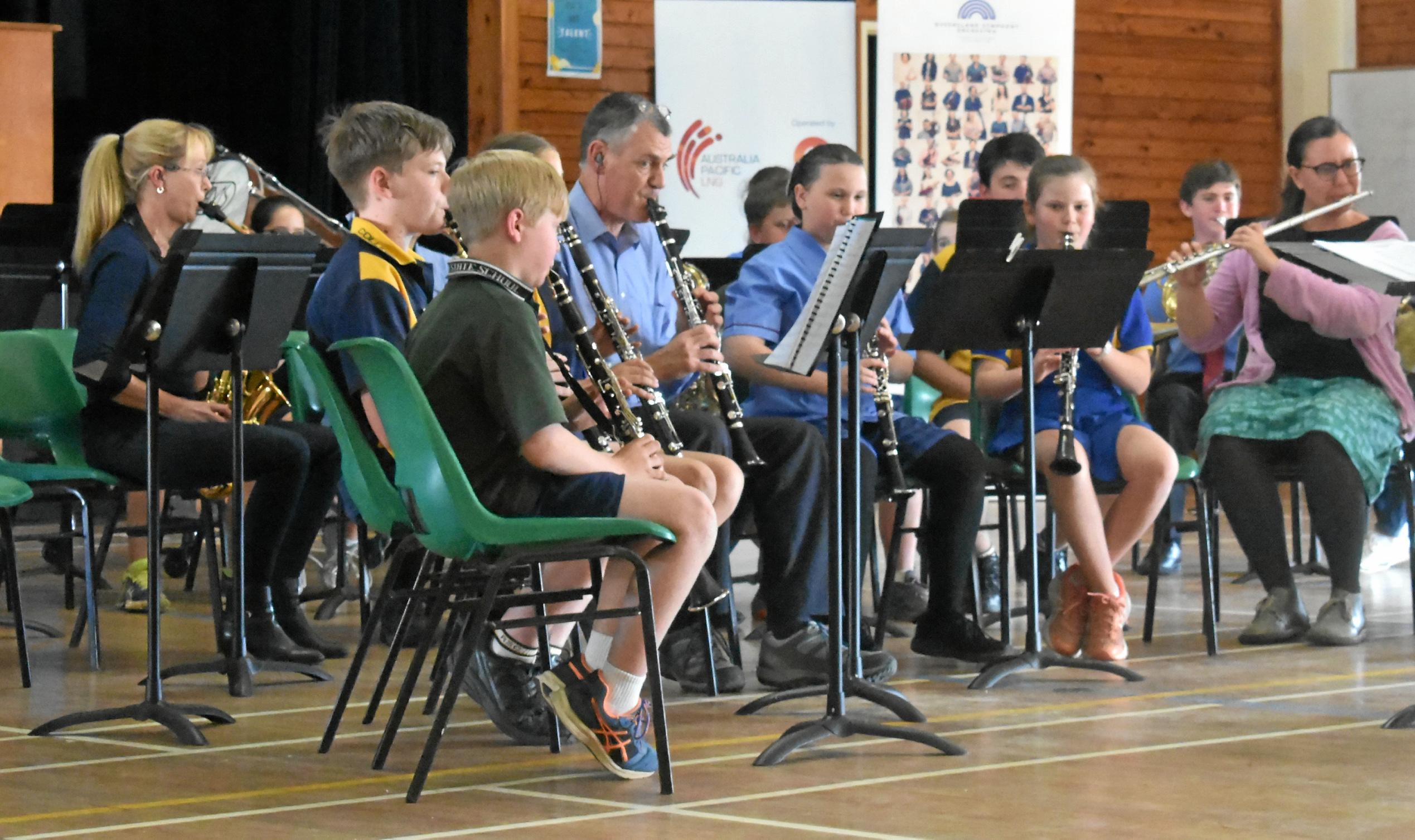 QSO performance with local schools. Picture: Jorja McDonnell